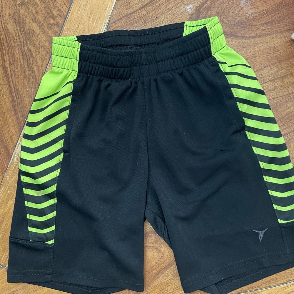 Black athletic shorts